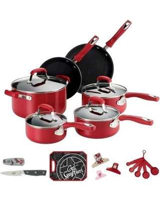 Guy Fieri Nonstick Aluminum Cookware Set (21-Piece)